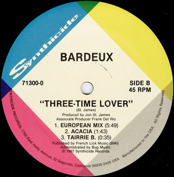 Bardeux - Three-Time Lover