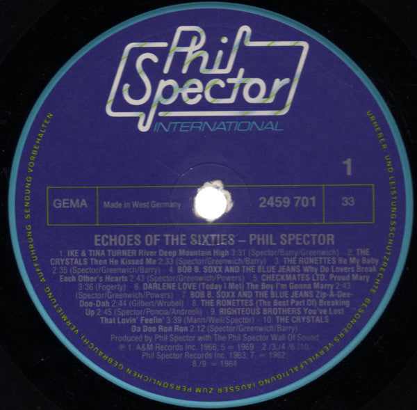 Phil Spector -Echoes Of The 60's