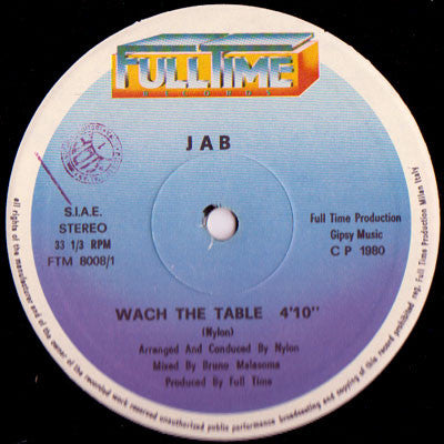 Jab -Wach The Table / Lacky Day