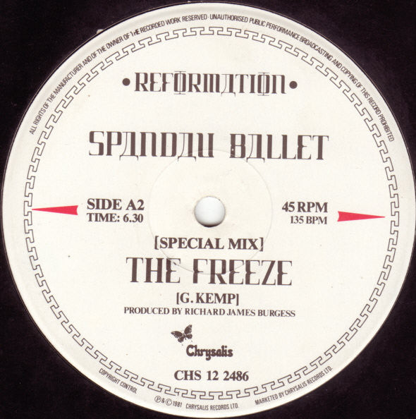 Spandau Ballet -The Freeze