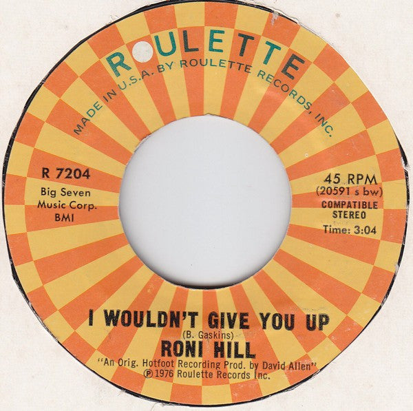 Roni Hill -You Keep Me Hanging On - Stop In The Name Of Love