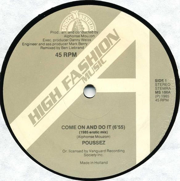 Poussez! -Come On And Do It (Erotic Mix By Ben Liebrand Including Disconet Mix)