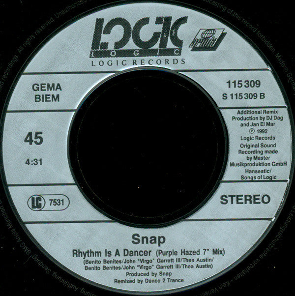Snap! -Rhythm Is A Dancer