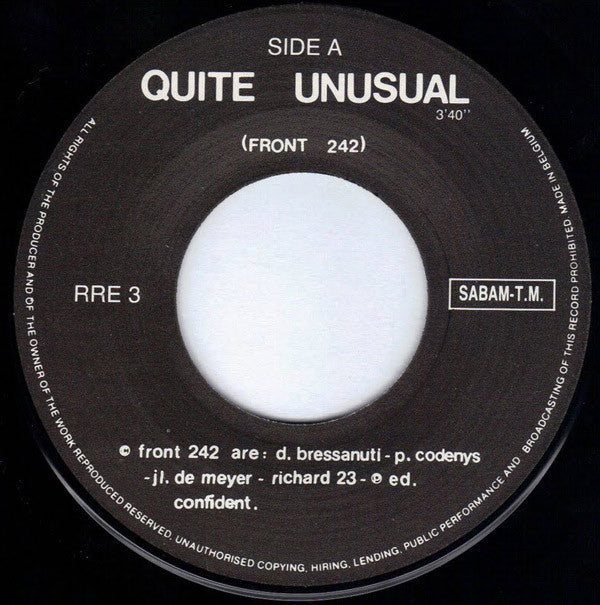 Front 242 -Quite Unusual