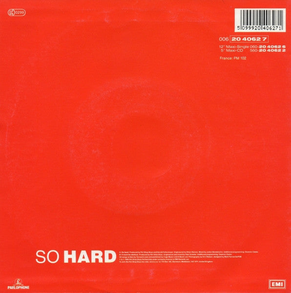 Pet Shop Boys -So Hard