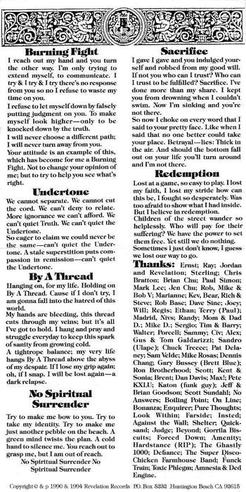 Inside Out (2) -No Spiritual Surrender