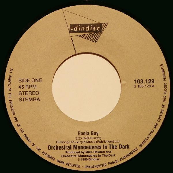 Orchestral Manoeuvres In The Dark -Enola Gay