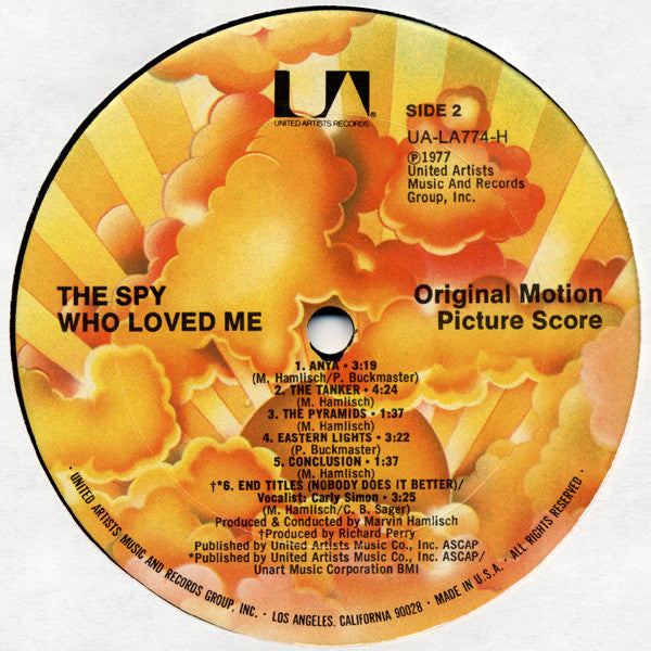 Marvin Hamlisch -The Spy Who Loved Me (Original Motion Picture Score)