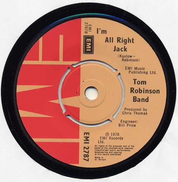 Tom Robinson Band -Up Against The Wall