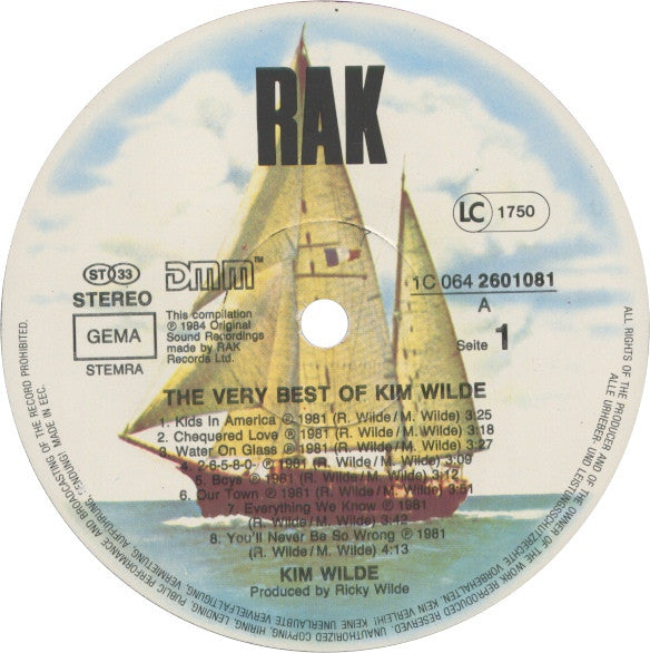 Kim Wilde -The Very Best Of Kim Wilde
