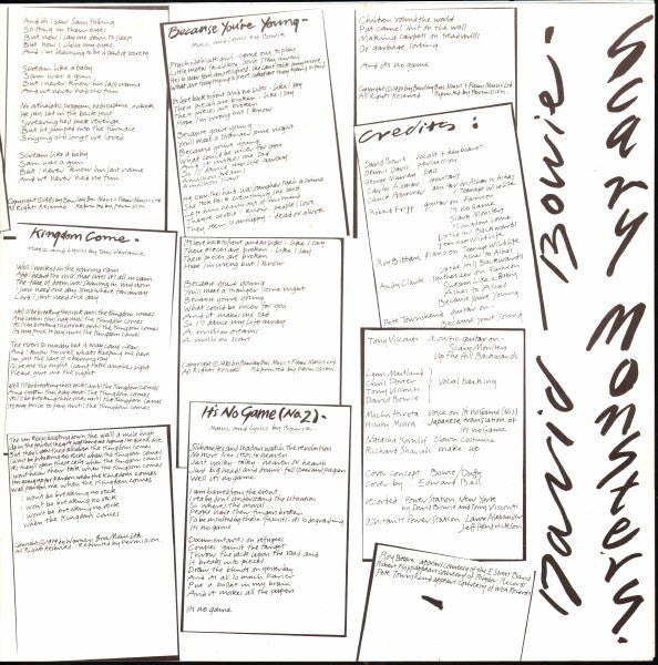 David Bowie -Scary Monsters
