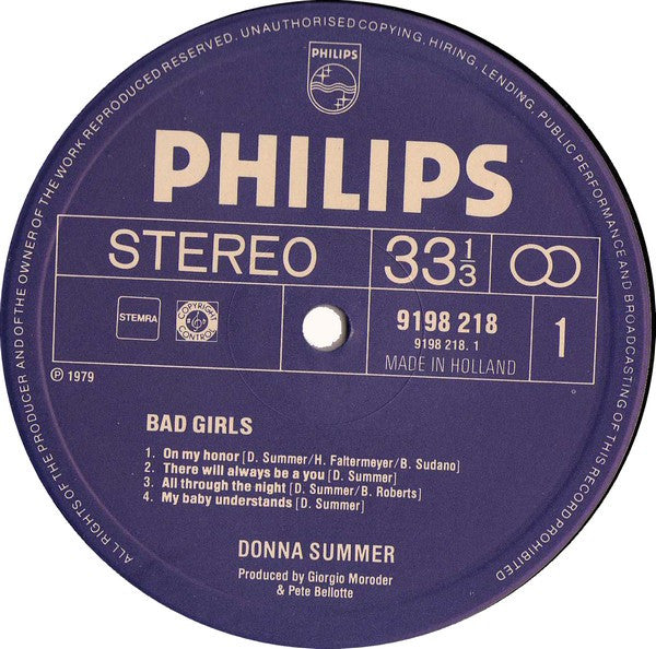 Donna Summer -Bad Girls