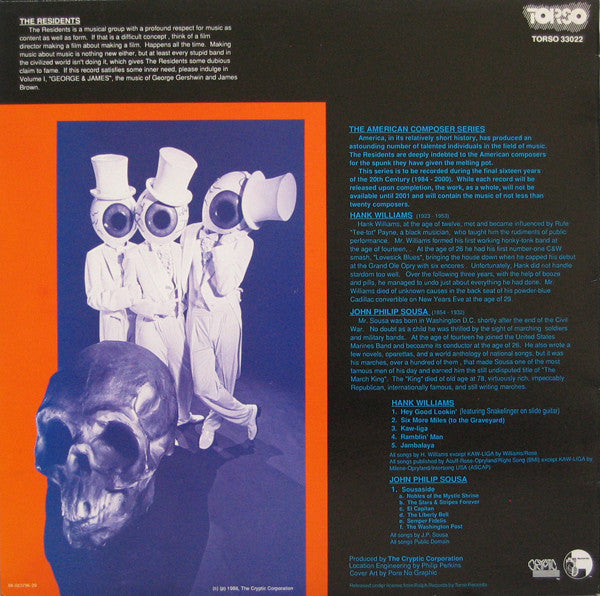 The Residents -Stars & Hank Forever! (The American Composer's Series - Volume II)