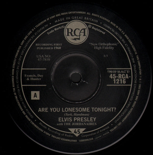 Elvis* -Are You Lonesome Tonight?