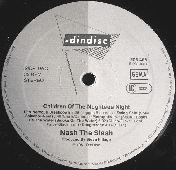 Nash The Slash -Children Of The Night