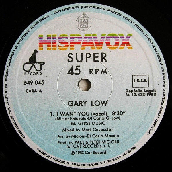 Gary Low -I Want You