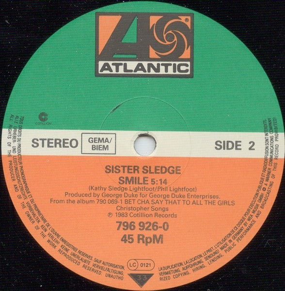 Sister Sledge -Lost In Music
