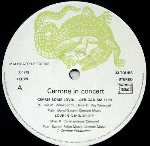 Cerrone -In Concert