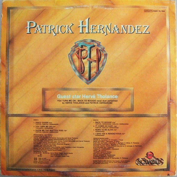 Patrick Hernandez -Born To Be Alive