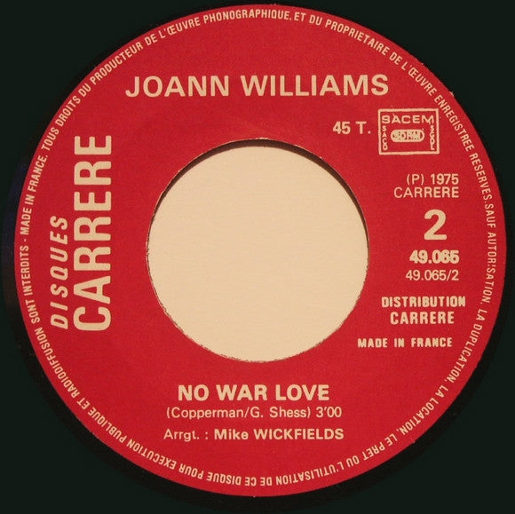 Joann Williams* -Maybe Tomorrow