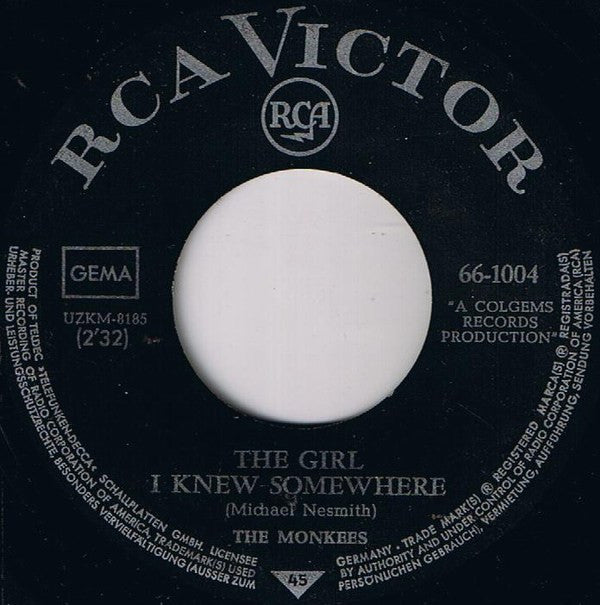 The Monkees -The Girl I Knew Somewhere