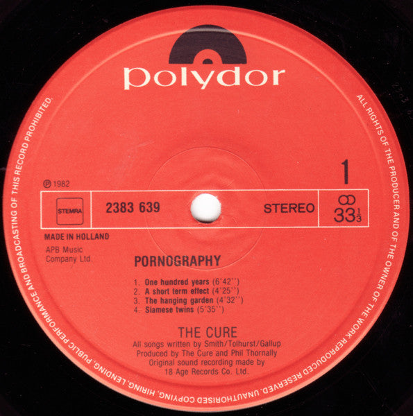 The Cure -Pornography