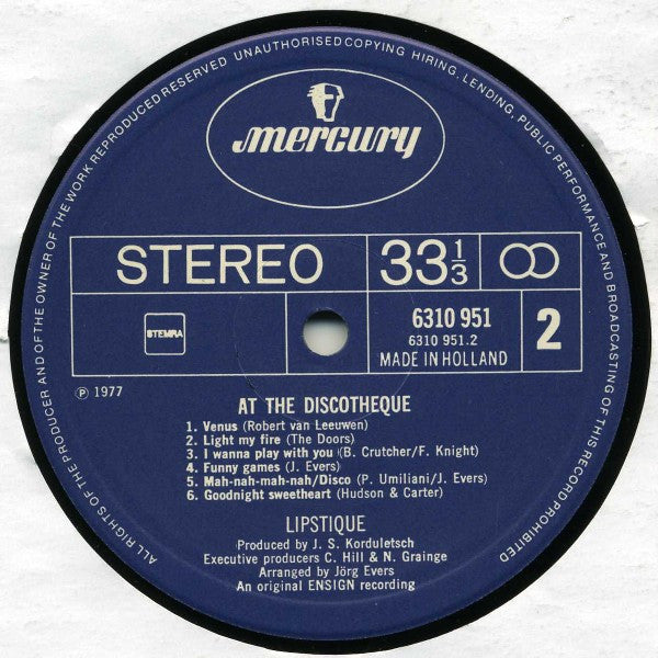 Lipstique (2) -At The Discotheque