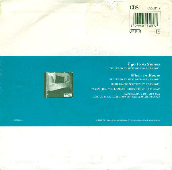 Billy Joel -I Go To Extremes