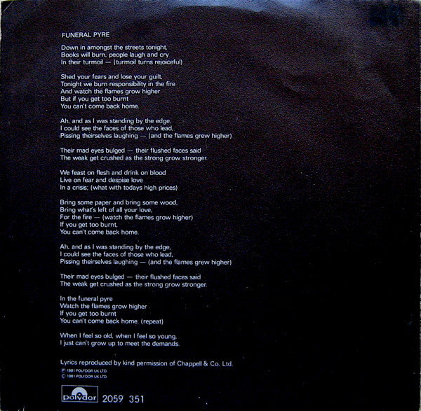 The Jam -Funeral Pyre