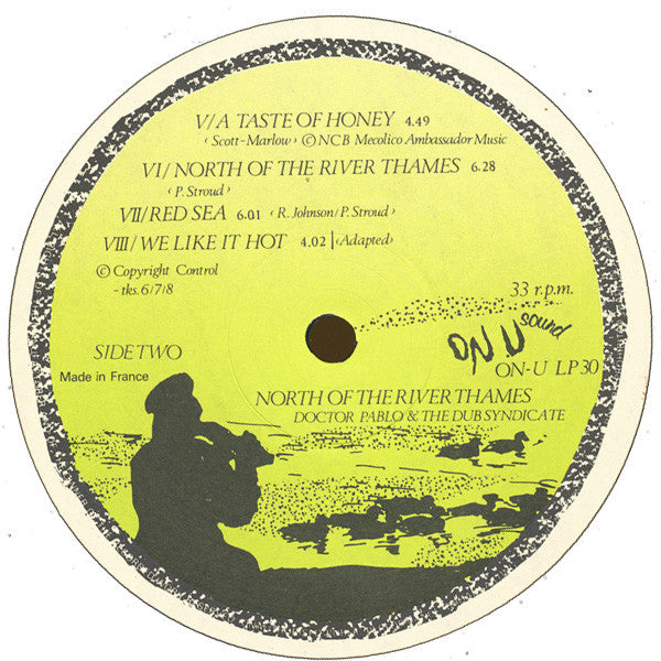 Doctor Pablo & The Dub Syndicate* -North Of The River Thames