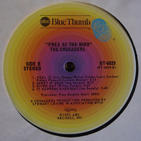 The Crusaders -Free As The Wind