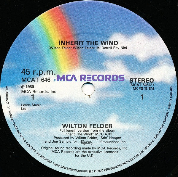 Wilton Felder -Inherit The Wind