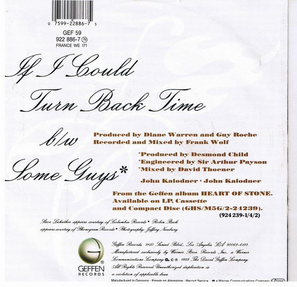 Cher - If I Could Turn Back Time