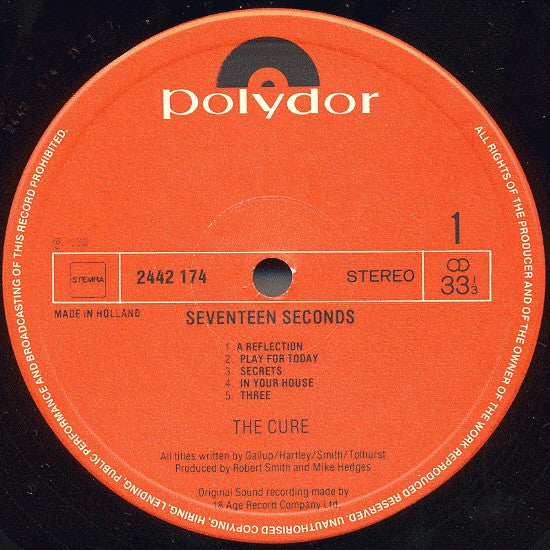 The Cure -Seventeen Seconds