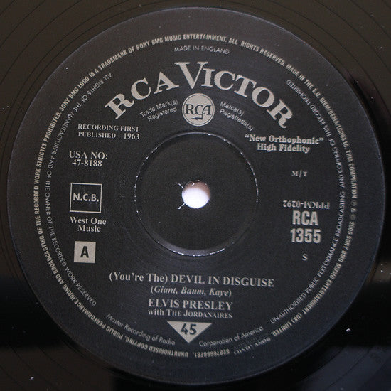 Elvis Presley -(You're The) Devil In Disguise