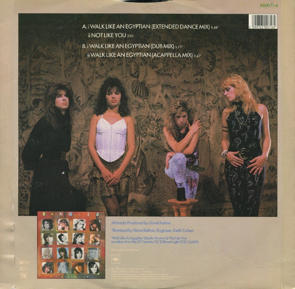 Bangles -Walk Like An Egyptian