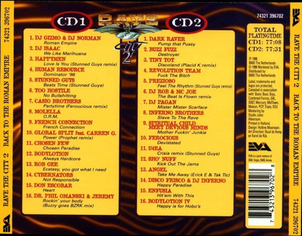 Various - Rave The City 2 (Back To The Roman Empire)