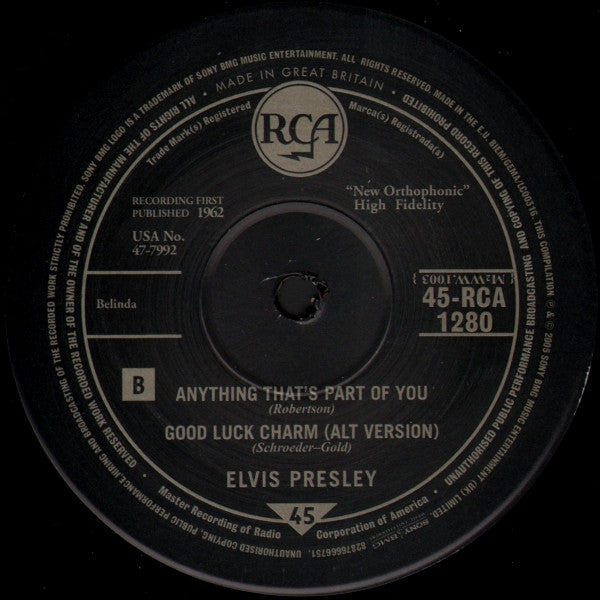 Elvis* -Good Luck Charm