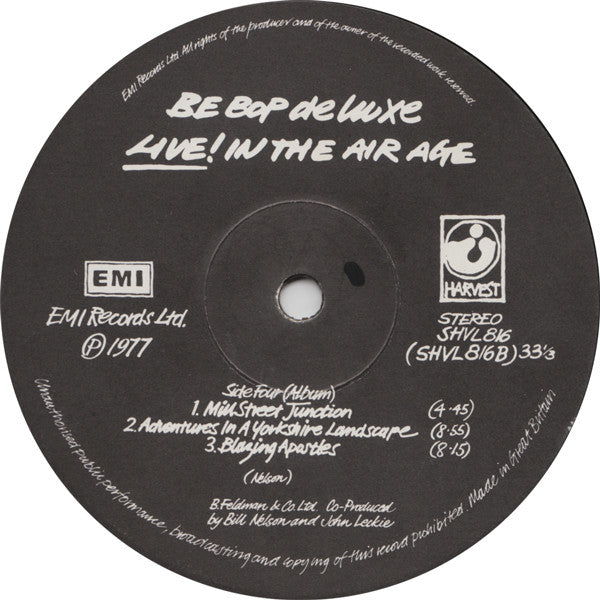 Be Bop Deluxe - Live! In The Air Age