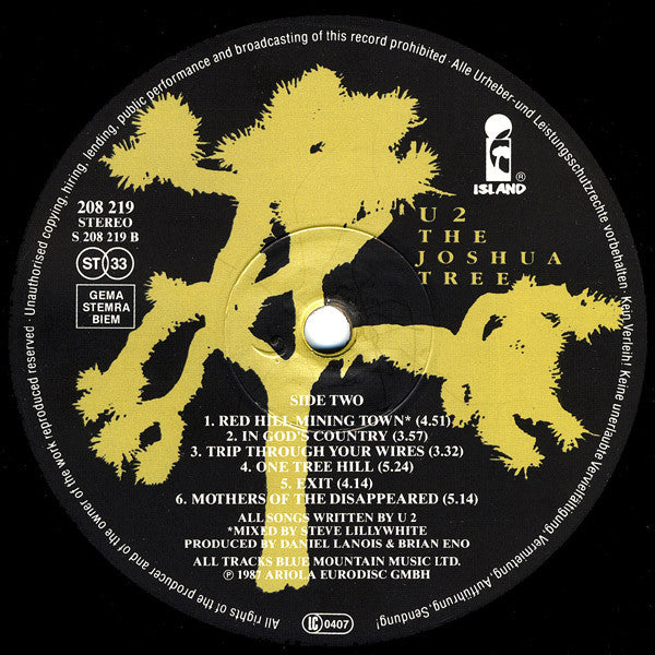 U2 -The Joshua Tree