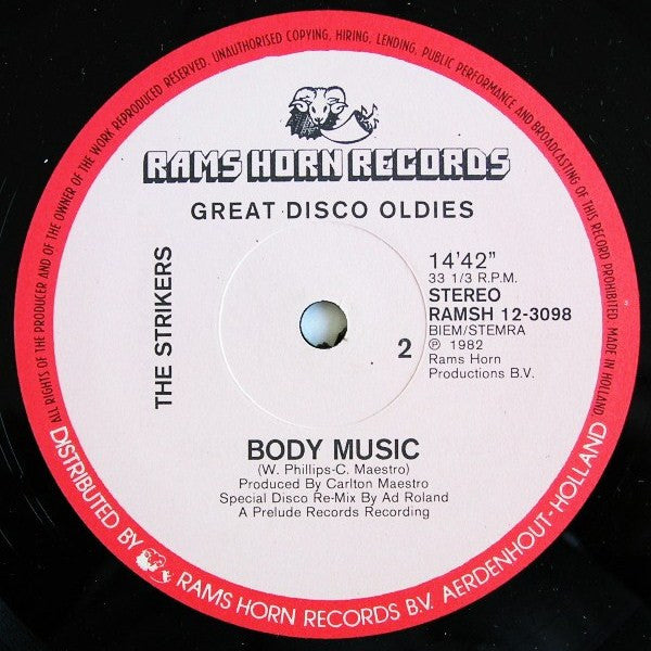 Lime (2) / The Strikers -Your Love / Body Music (Special Disco Re-Mix)