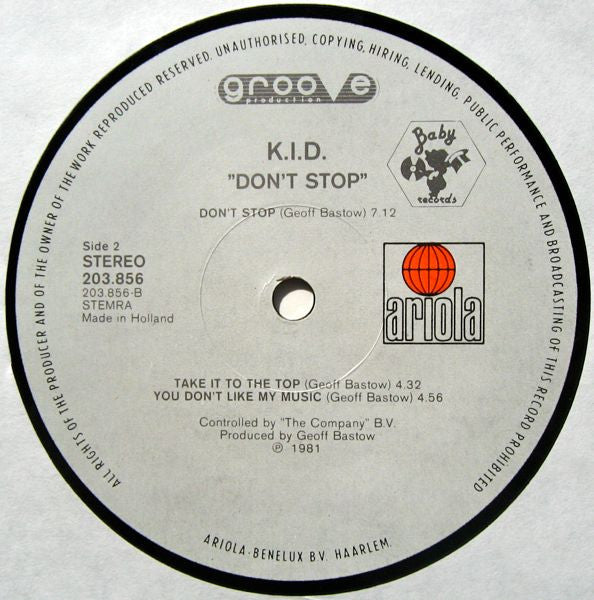 K.I.D. -Don't Stop