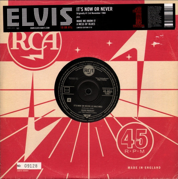 Elvis Presley -It's Now Or Never (O Sole Mio)
