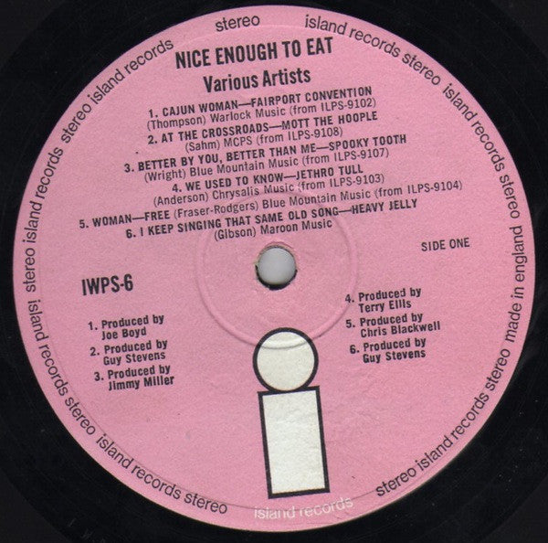 Various - Nice Enough To Eat