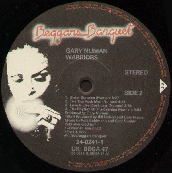Gary Numan -Warriors
