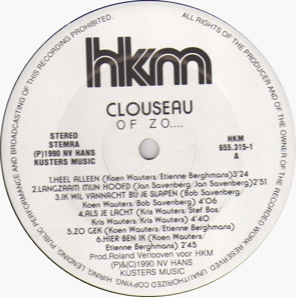 Clouseau -Of Zo...