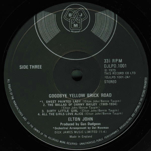 Elton John -Goodbye Yellow Brick Road