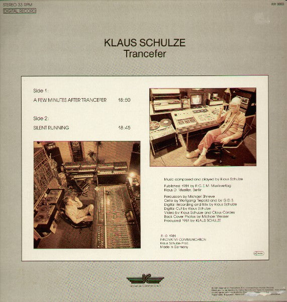 Klaus Schulze -Trancefer