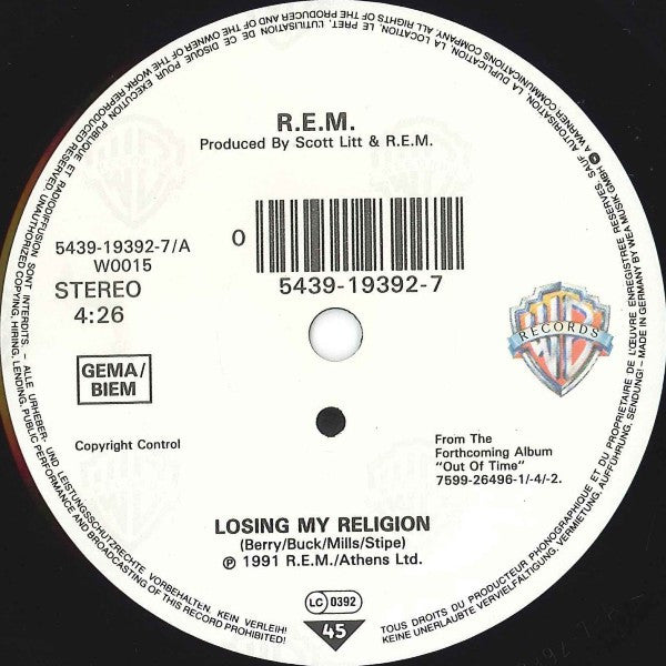 R.E.M. -Losing My Religion