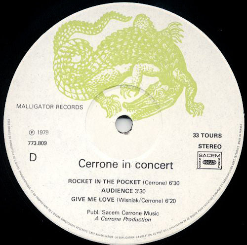 Cerrone -In Concert